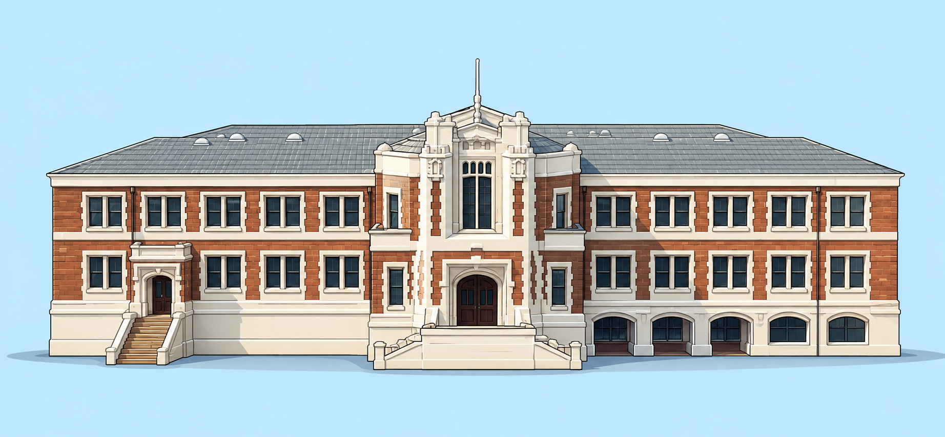 The TGS school building